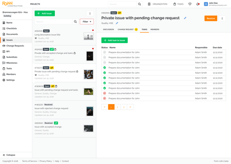 Web App, Issues with Tasks